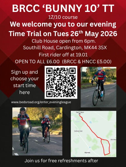Welcome to our Time Trial on 12th May 2026