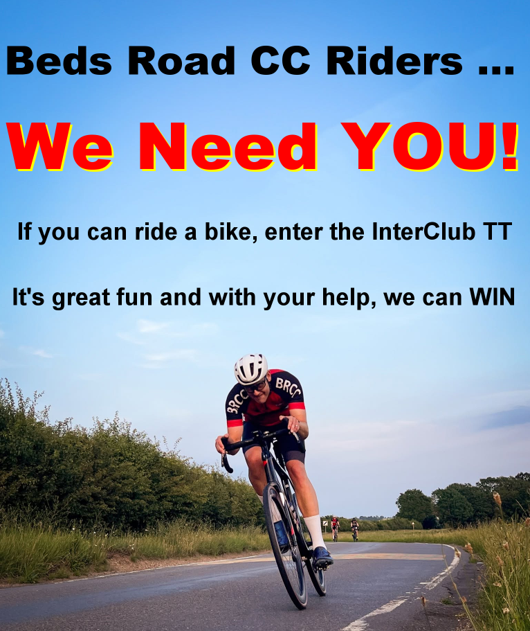 We need you to enter the inter-club TTs - we can win with your help!